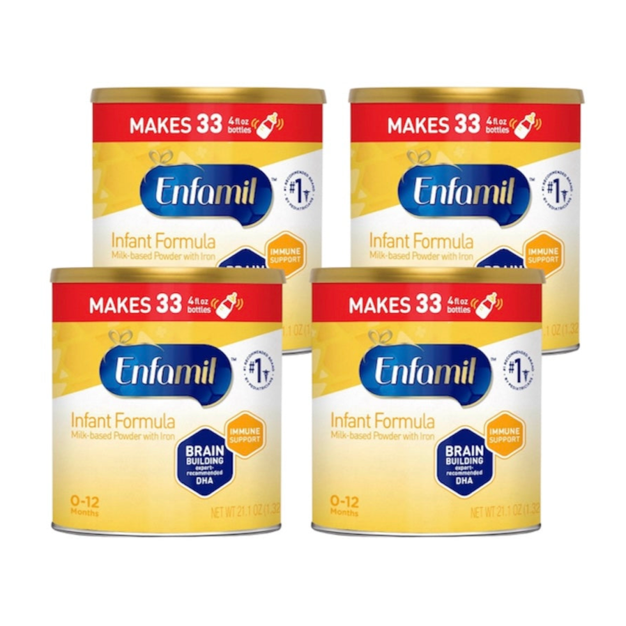 Enfamil Infant Formula– 4 Cans – 21.1 oz