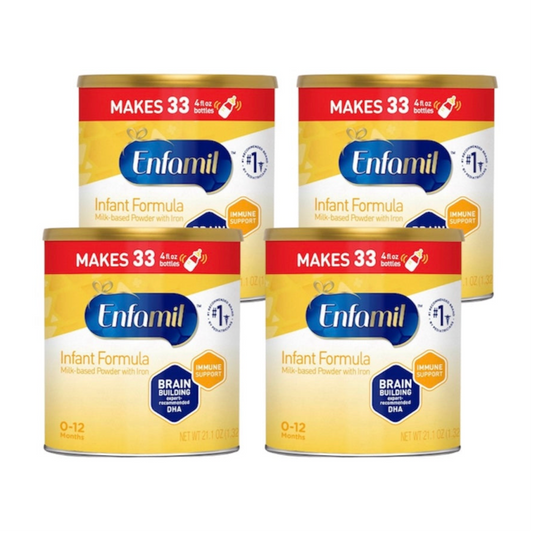 Enfamil Infant Formula Powder– 4 Cans – 21.1 oz