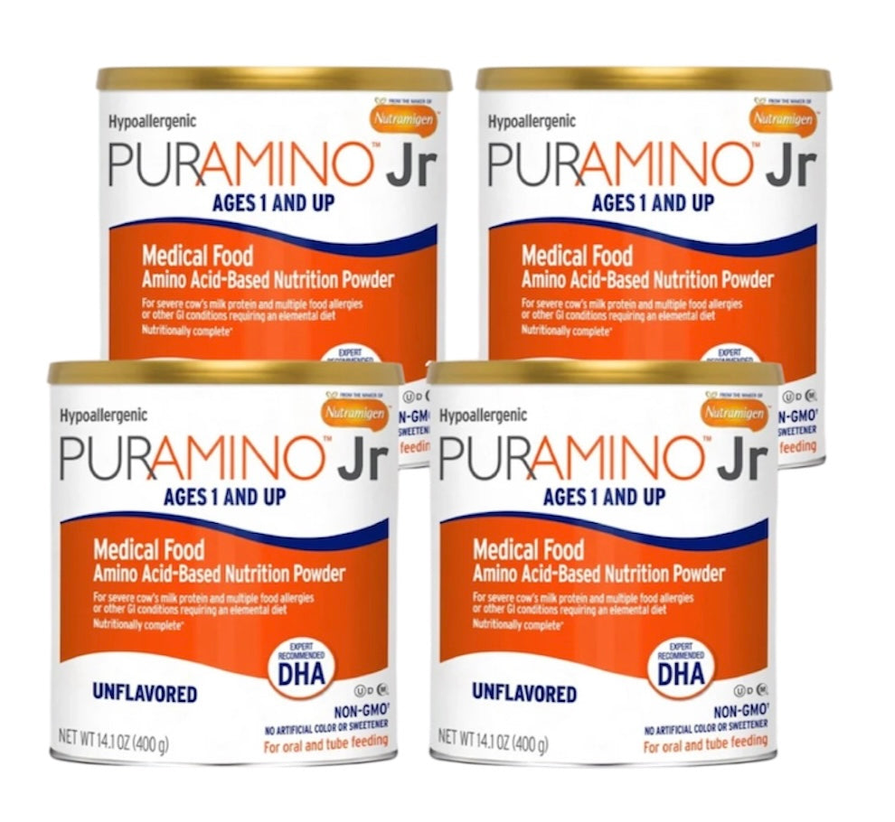 PurAmino Jr. Unflavored 4 Cans - 14.1 oz