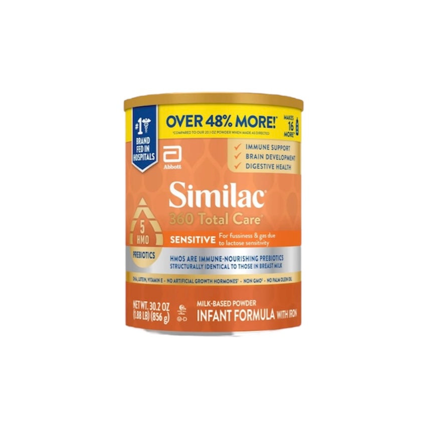 Similac 360 Total Care Sensitive Infant Formula– 4 Cans – 30.2 oz