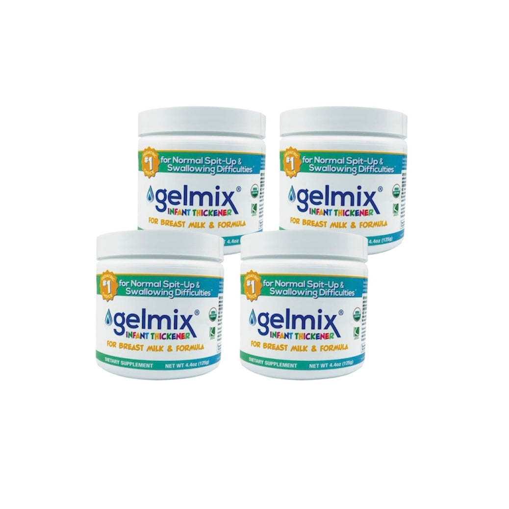 Gelmix Infant Thickener For Breast Milk & Formula - 4 Pack - 4.4 oz