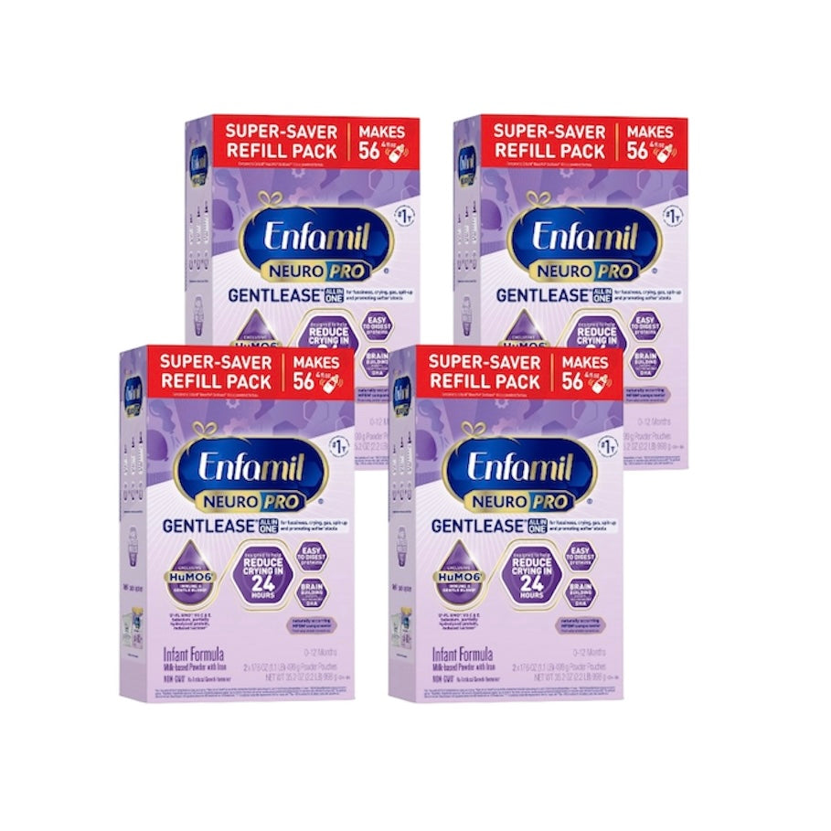 Enfamil NeuroPro Gentlease Refill Infant Formula– 4 Boxes – 35.2 oz