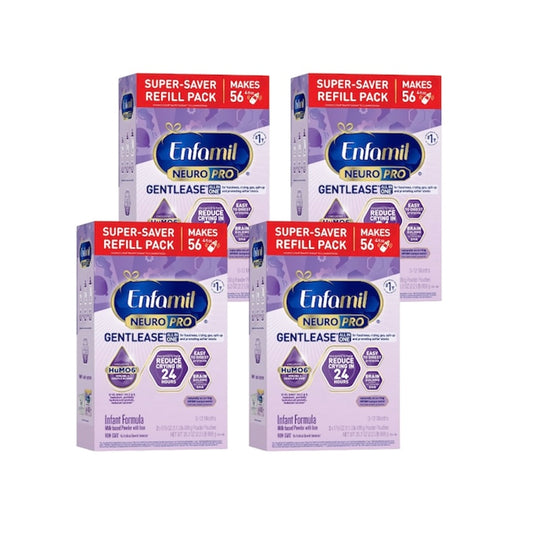 Enfamil NeuroPro Gentlease Refill Infant Formula– 4 Boxes – 35.2 oz