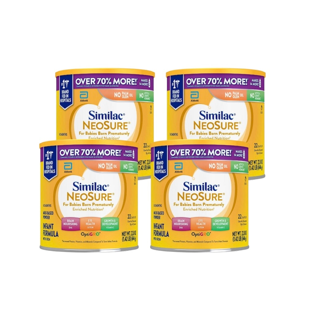 Similac NeoSure Infant Formula – 4 Cans – 22.8 oz
