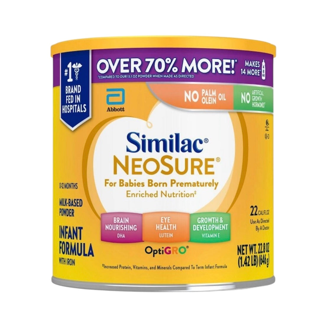 Similac NeoSure Infant Formula – 4 Cans – 22.8 oz