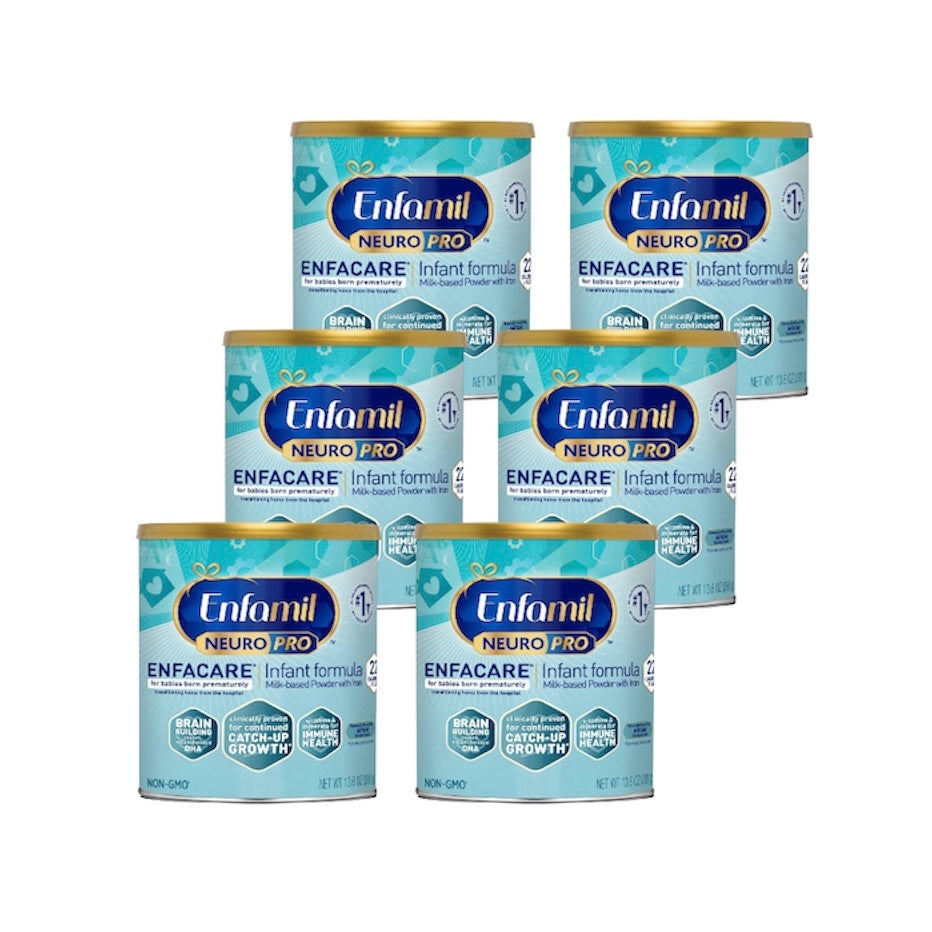 Enfamil NeuroPro Enfacare Premature Infant Formula – 6 Cans – 13.6 oz