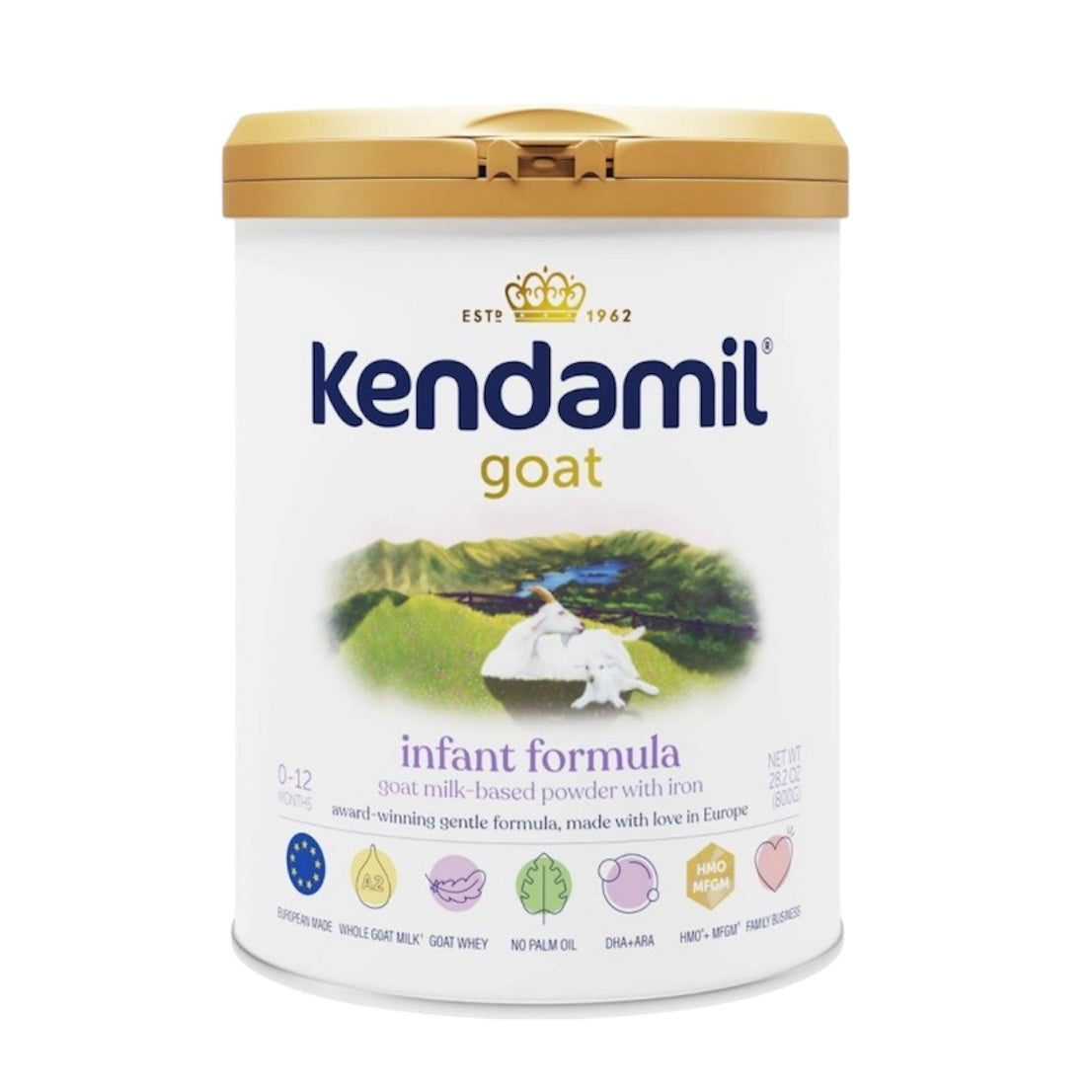 Kendamil Goat Infant Formula – 4 Cans – 28.2 oz