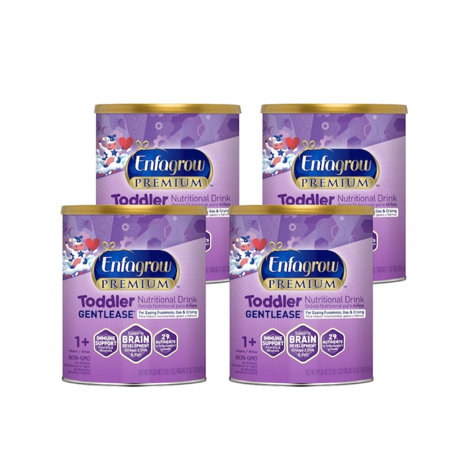 Enfagrow Gentlease Toddler Milk– 4 Cans – 29.1 oz