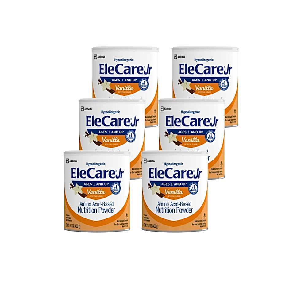 Elecare Jr Vanilla - 6 Cans - 14.1oz