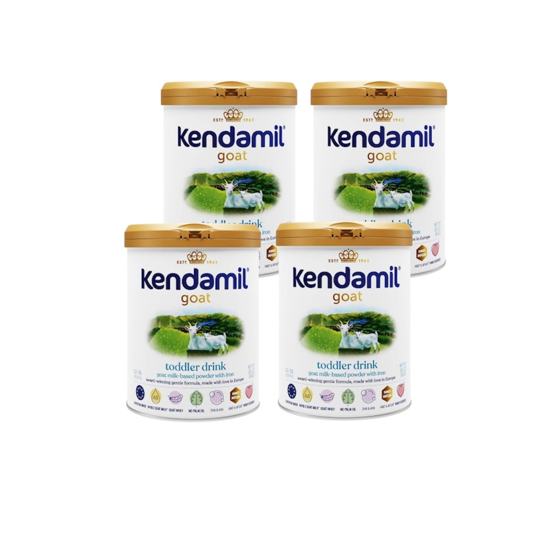 Kendamil Goat Toddler Drink Milk – 4 Cans – 28.2 oz
