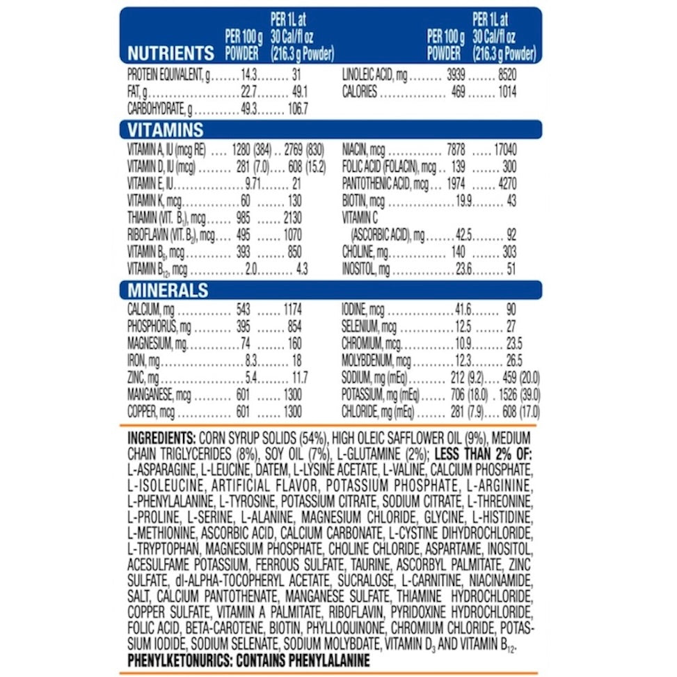 Elecare Jr Vanilla - 6 Cans - 14.1oz