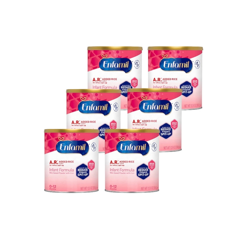 Enfamil A.R. Added Rice Infant Formula – 6 Cans – 12.9 oz