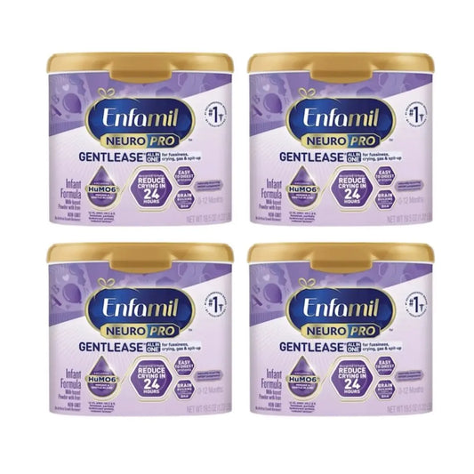Enfamil NeuroPro Gentlease Infant Formula– 4 Tubs – 19.5 oz