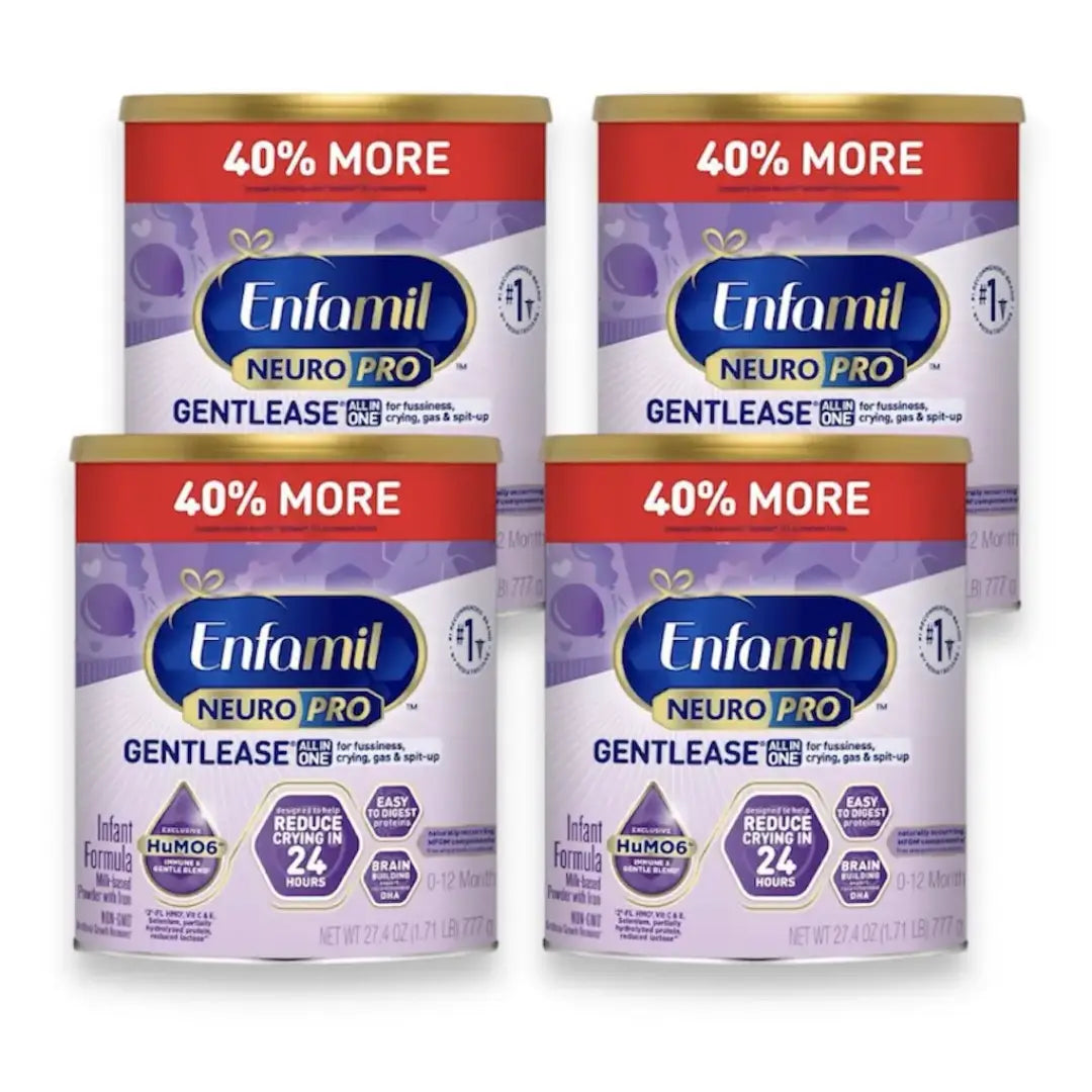 Enfamil NeuroPro Gentlease Infant Formula– 4 Cans – 27.4 oz