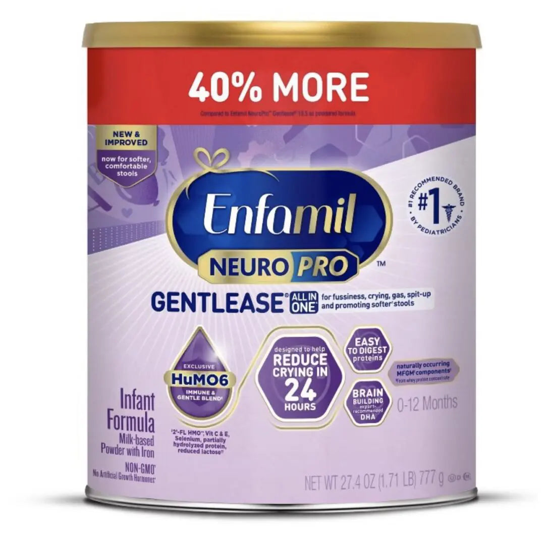 Enfamil NeuroPro Gentlease Infant Formula– 4 Cans – 27.4 oz