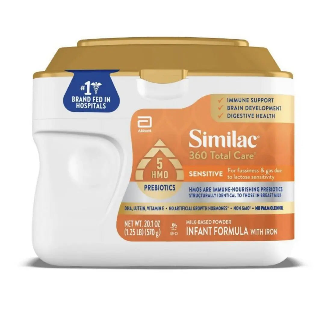 Similac 360 Total Care Sensitive Infant Formula – 6 Tubs – 20.1 oz