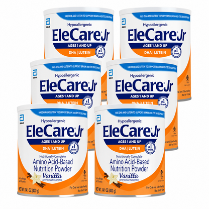 Elecare Jr Vanilla - 6 Cans - 14.1oz