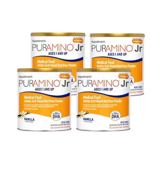 Puramino Jr. Vanilla 4 Cans - 14.1 oz