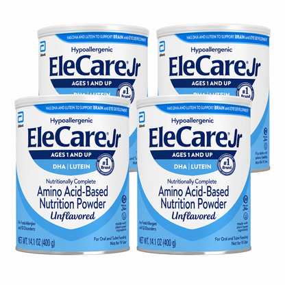 Elecare Jr Unflavored - 4 Cans - 14.1 oz