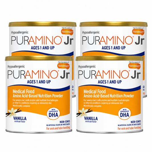 Puramino Jr Vanilla 4 Cans - 14.1 oz