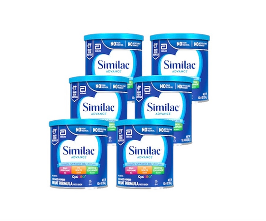 Similac Advance Infant Formula – 6 Cans – 12.4- oz