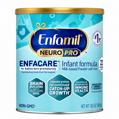 Enfamil NeuroPro Enfacare
Premature Infant Formula - 6 Cans
- 13.6 oz