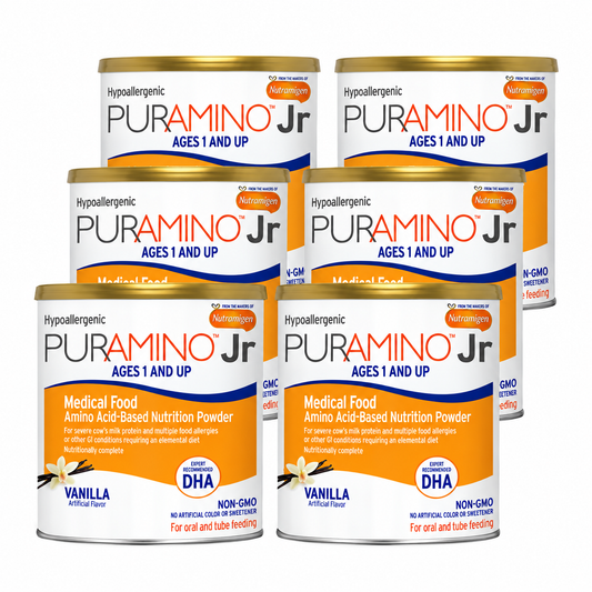 Puramino Jr. Vanilla 6 Cans - 14.1 oz