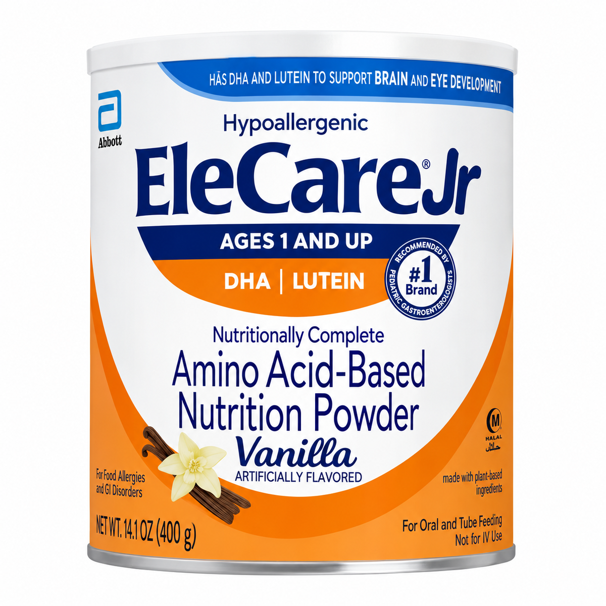 Elecare Jr Vanilla - 6 Cans - 14.1oz