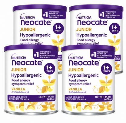 Neocate Jr Vanilla- 4 Cans - 14.1 oz