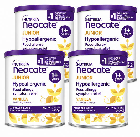Neocate Jr Vanilla- 4 Cans - 14.1 oz