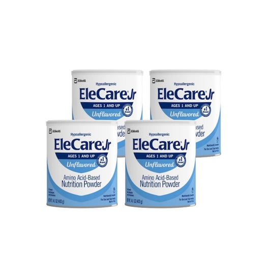 Elecare Jr Unflavored - 4 Cans - 14.1 oz