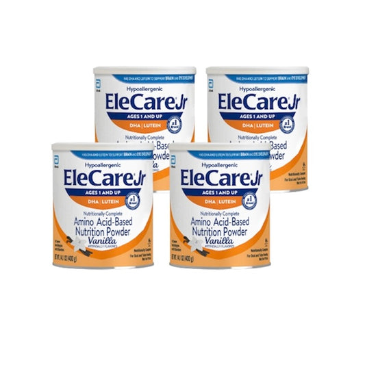 Elecare Jr Vanilla - 4 Cans - 14.1oz