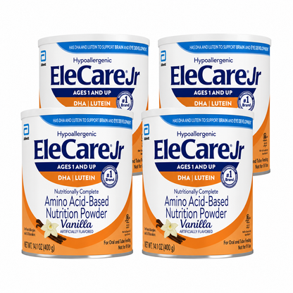 Elecare Jr Vanilla - 4 Cans - 14.1oz