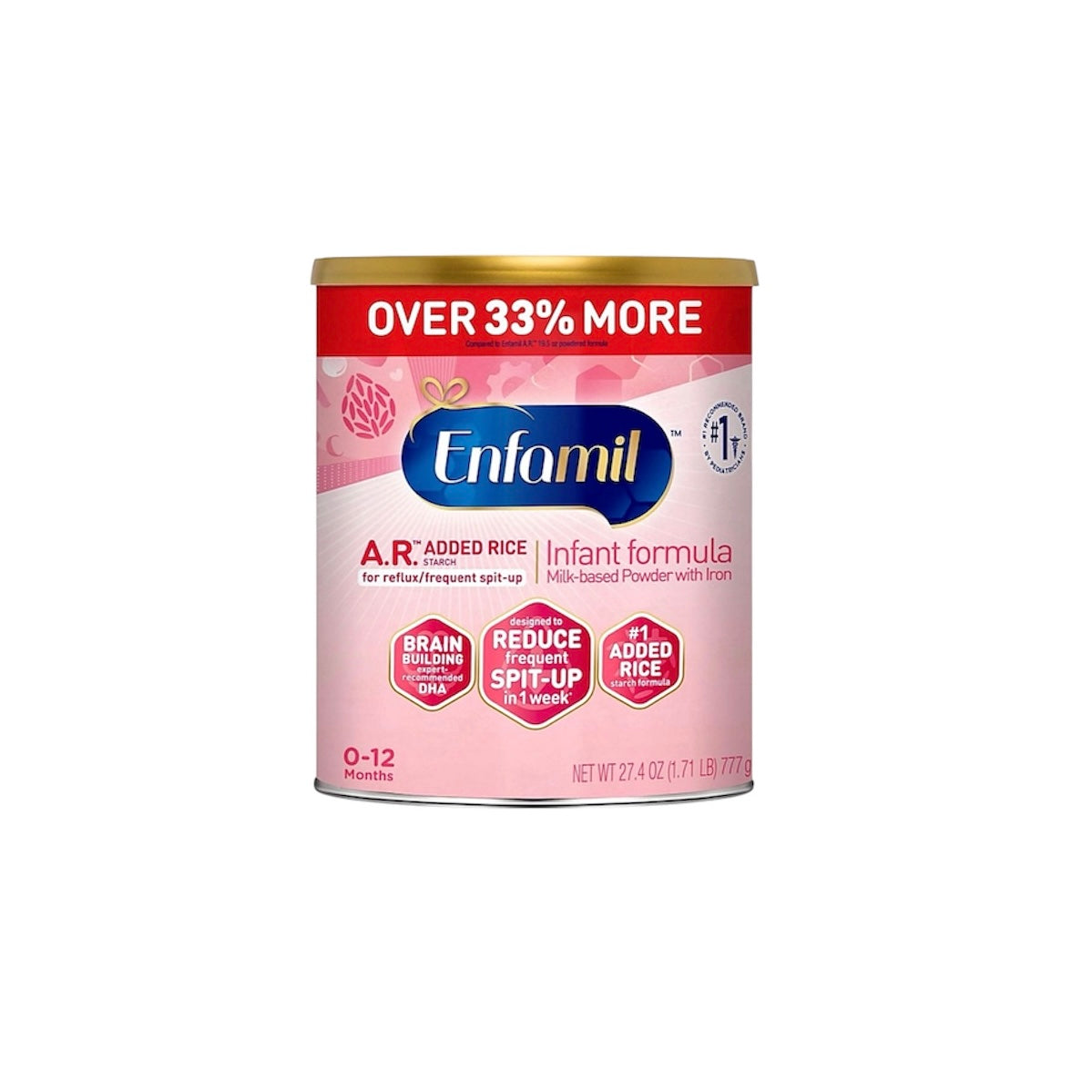 Enfamil A.R. Added Rice Infant Formula – 4 Cans – 27.4 oz