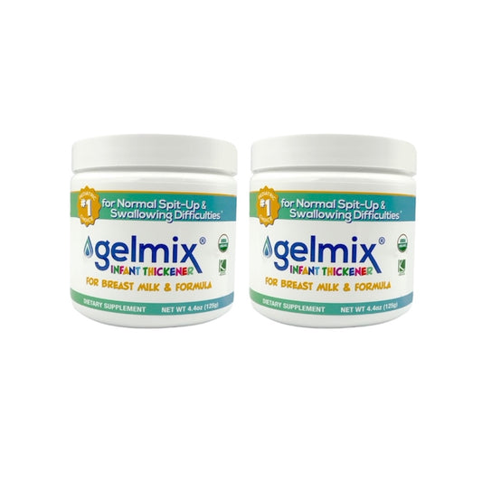 Gelmix Infant Thickener For Breast Milk & Formula 4 Jars - 4.4 oz