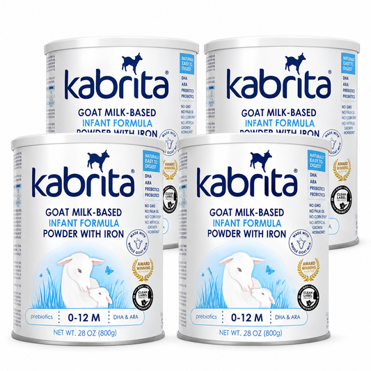 Kabrita Goat Milk Infant Formula, Non-GMO with DHA and ARA - 4 Pack - 28 oz