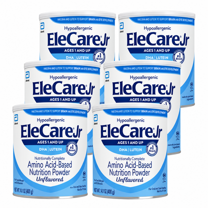 Elecare Jr Unflavored - 6 Cans - 14.1 oz