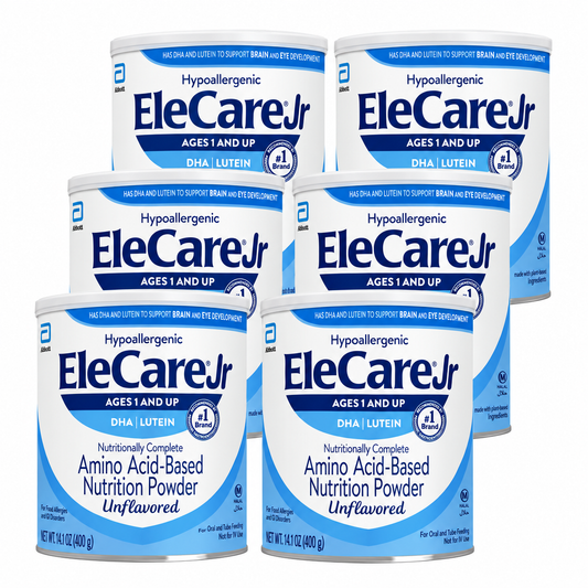 Elecare Jr Unflavored - 6 Cans - 14.1 oz
