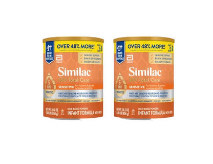 Similac 360 Total Care Sensitive Infant Formula– 2 Cans – 30.2 oz