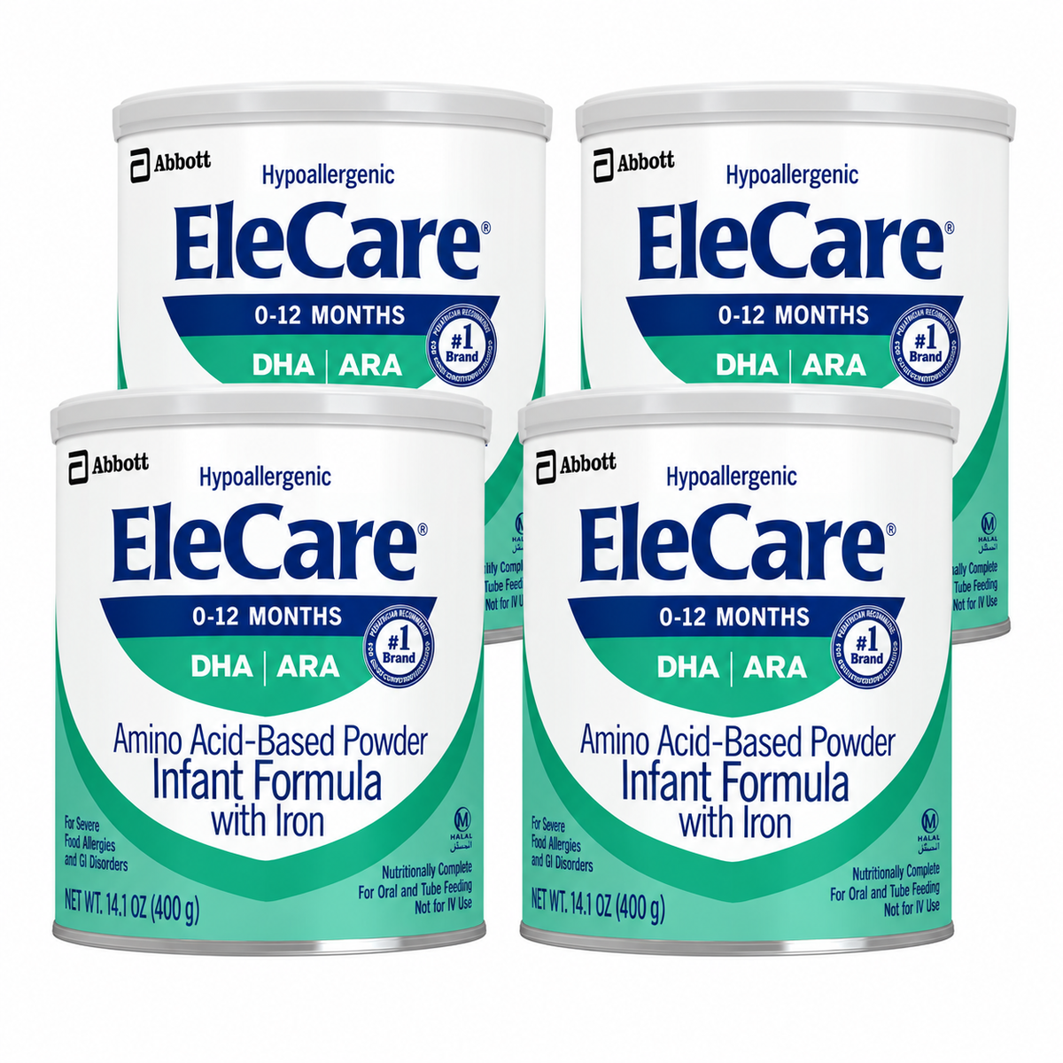 Elecare Infant Formula - 4 Pack -
14.1 oz