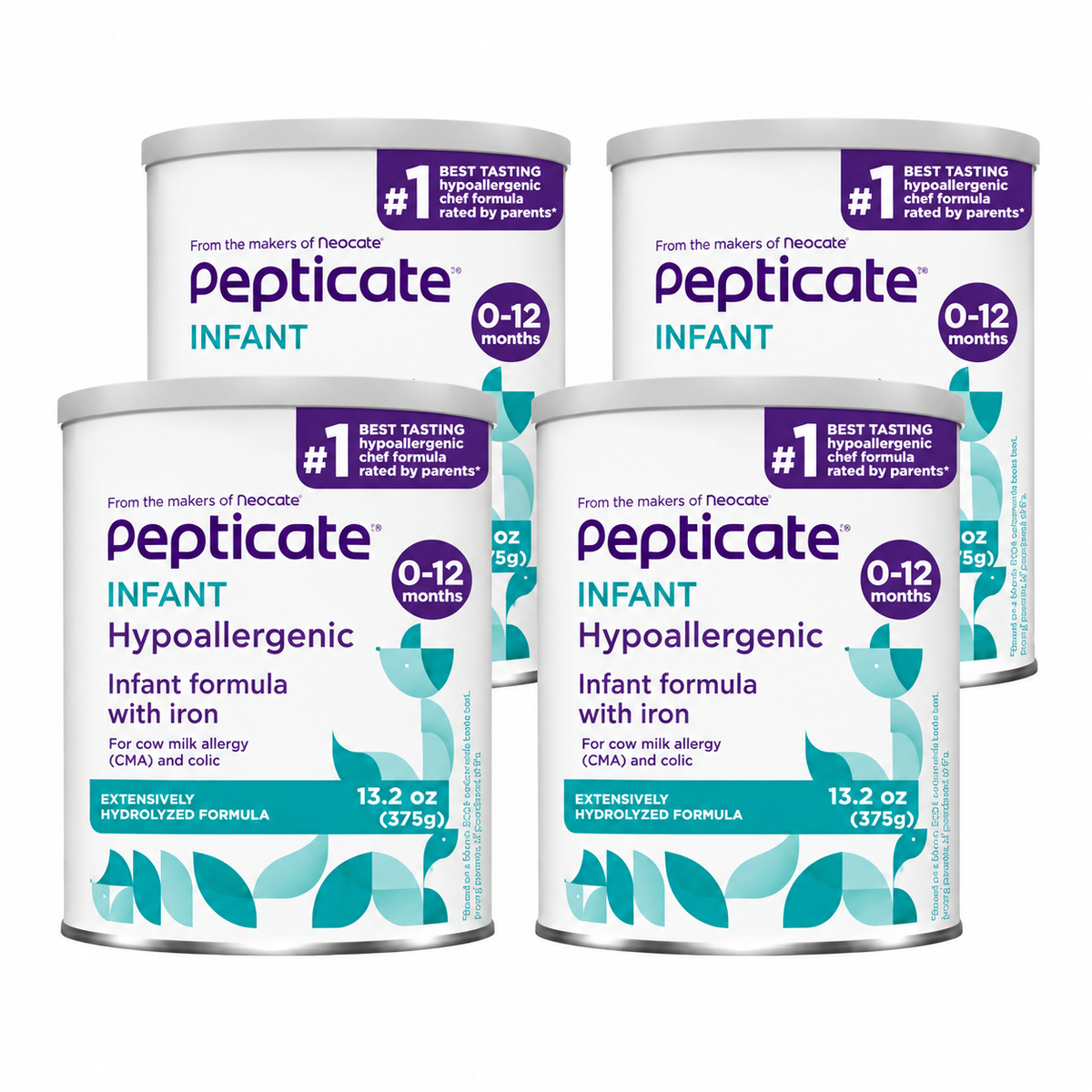 Pepticate Baby Formula – 4 Cans – 13.2 oz