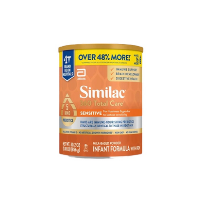 Similac 360 Total Care Sensitive Infant Formula– 4 Cans – 30.2 oz