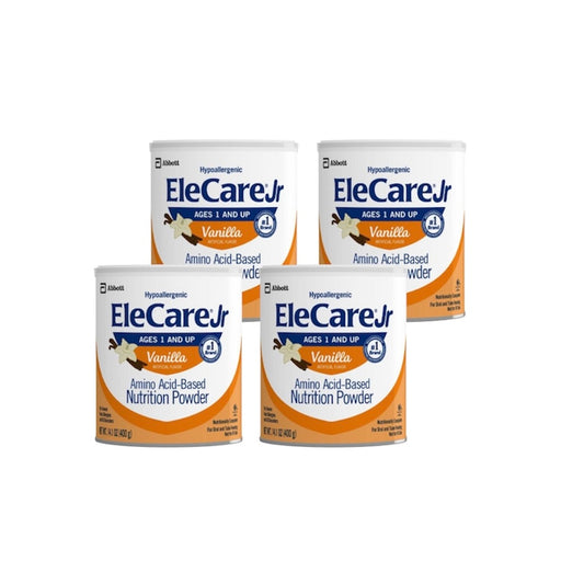 Elecare Jr Vanilla - 4 Cans - 14.1oz