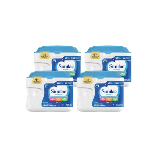 Similac Advance Infant Formula – 4 Tubs – 20.6 - oz