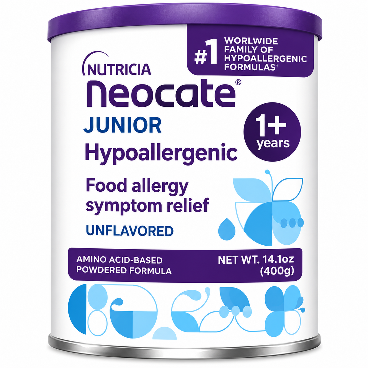 Neocate Jr - Unflavored a 4 Cans - 14.1 oz