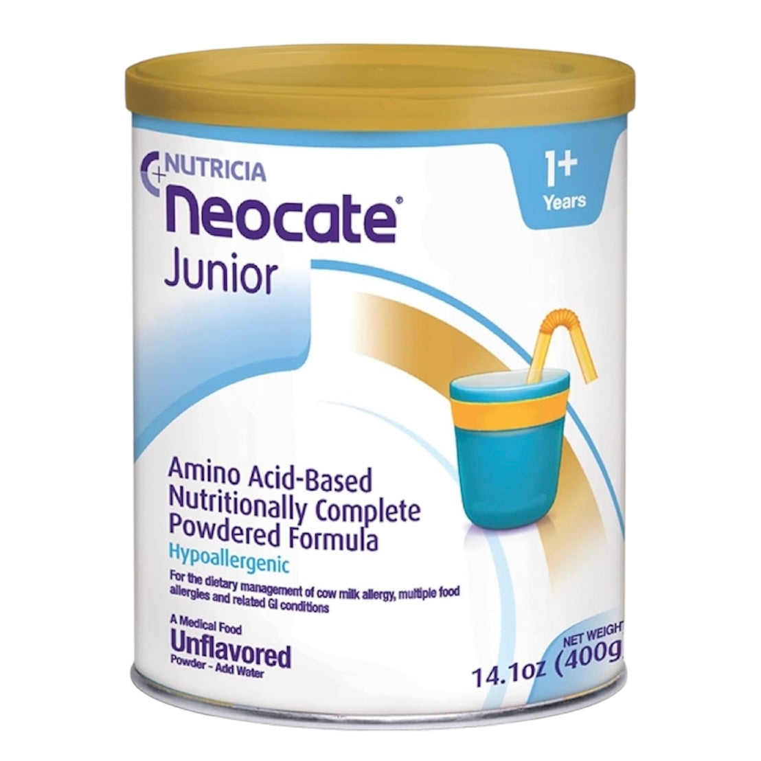 Neocate Jr - Unflavored a 4 Cans - 14.1 oz