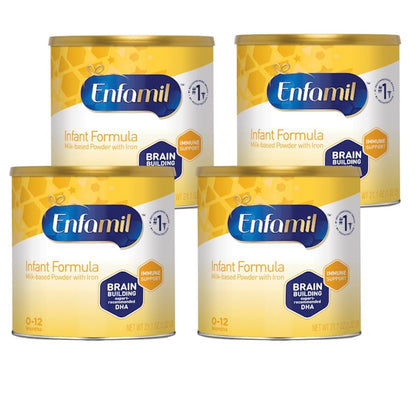 Enfamil Infant Formula– 4 Cans – 21.1 oz