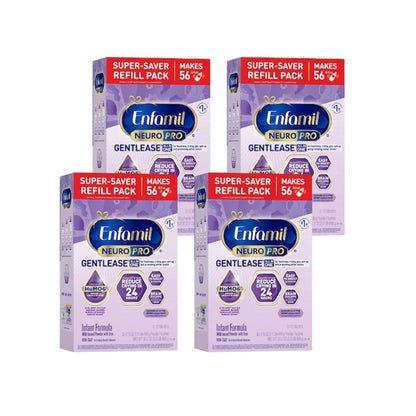 Enfamil NeuroPro Gentlease Refill Infant Formula– 4 Boxes – 35.2 oz