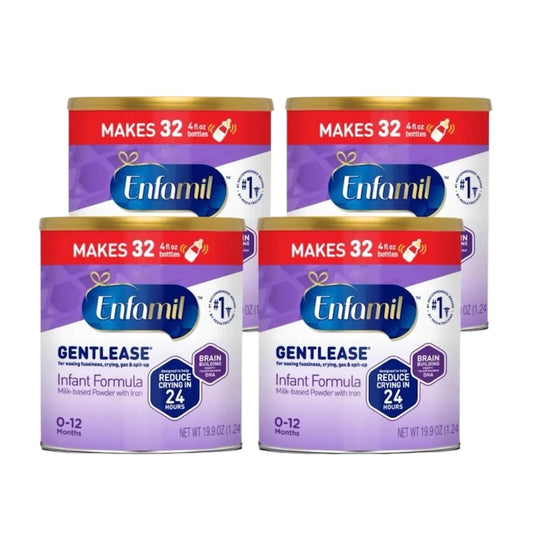 Enfamil Gentlease Infant Formula– 4 Cans – 19.9 oz