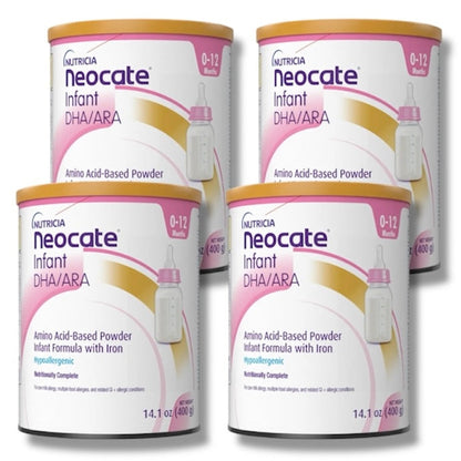 Neocate Infant DHA/ARA Formula– 4 Cans – 14.1 oz